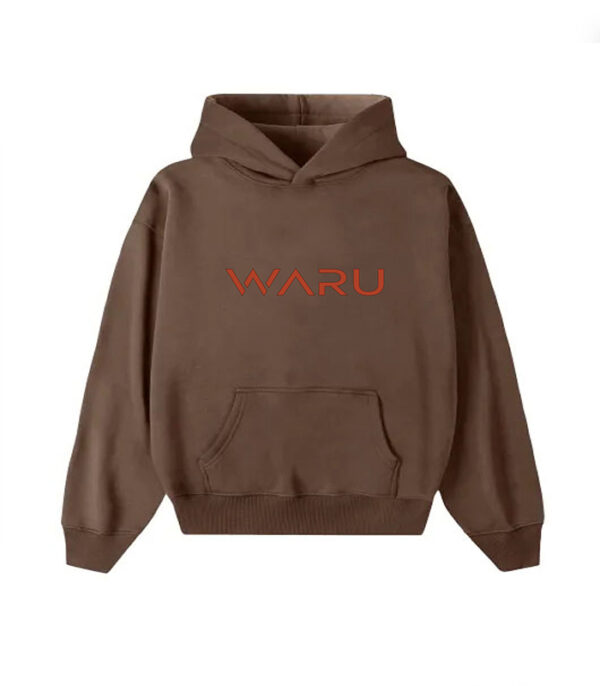 Sudadera WARU Embroidery Cocoa Brow