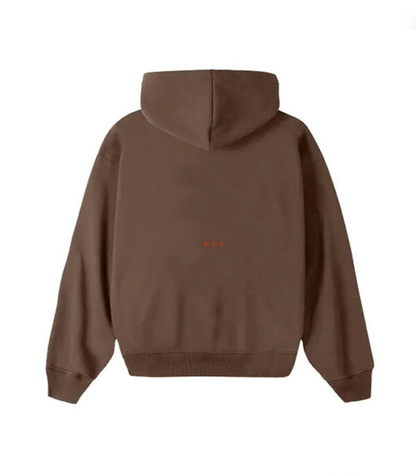 Sudadera WARU Embroidery Cocoa Brow - Image 2