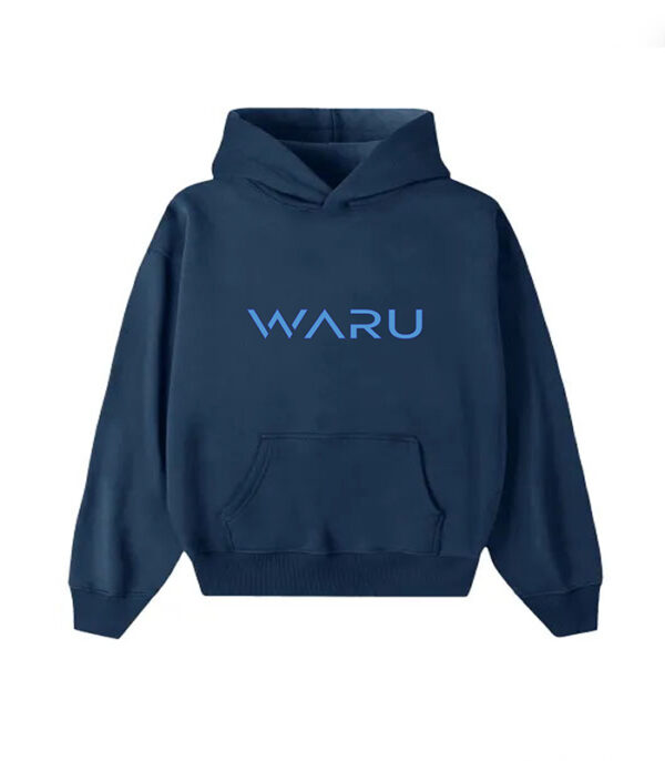 Sudadera WARU Embroidery Dark Denim